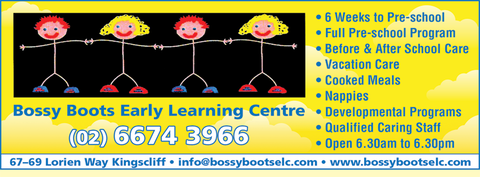 Bossy Boots Early Learning Centre - Perth Child Care 1