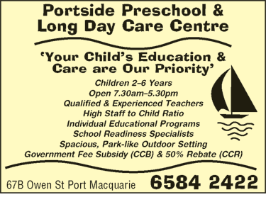 Portside Preschool & Long Day Care Centre - Perth Child Care 1